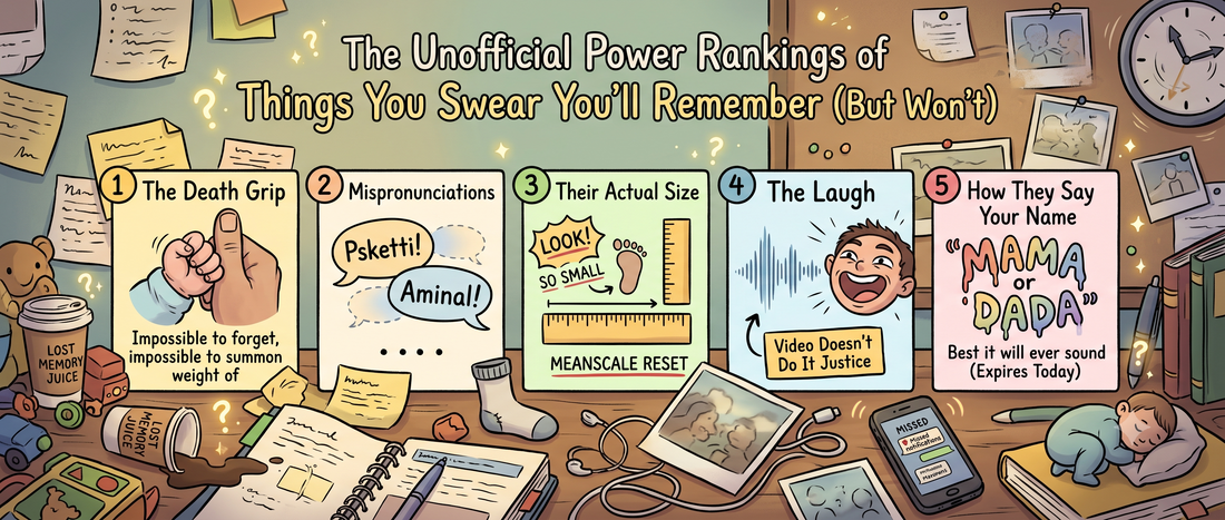 The Unofficial Power Rankings of Things You Swear You'll Remember (But Won't)