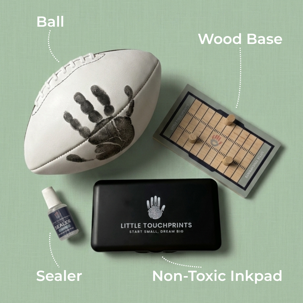 Football Handprint Kit Maple
