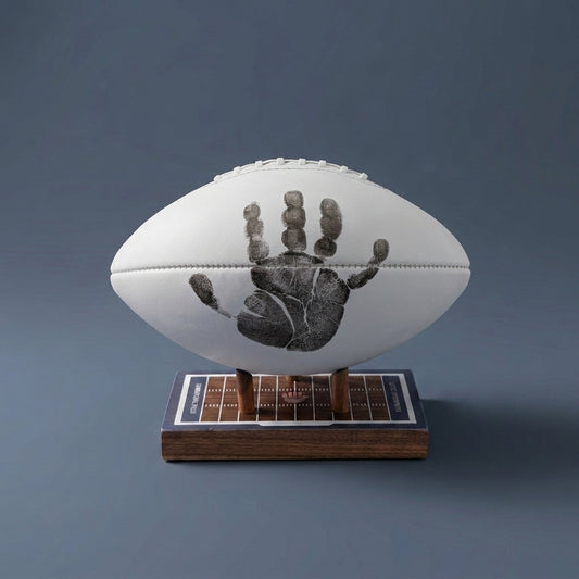 Football Handprint Kit Walnut